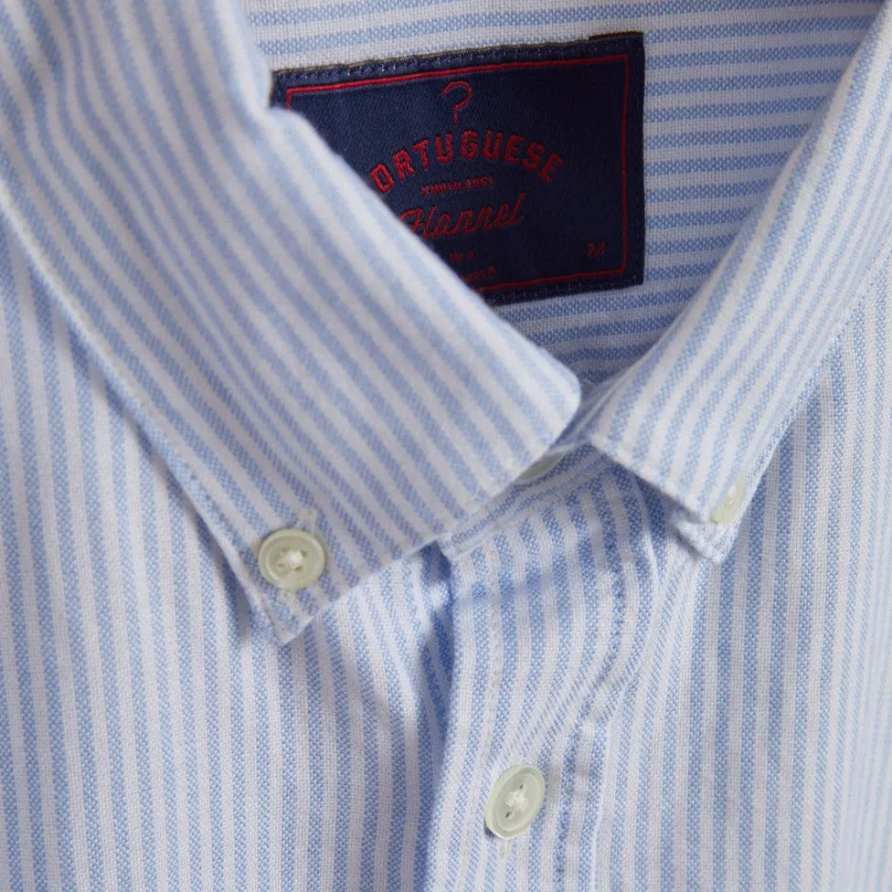 Portuguese Flannel Belavista Stripe Blue