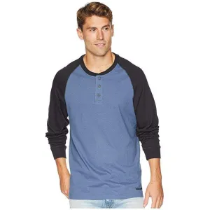 Timberland Pro Men's Cotton Core Long Sleeve Henley - Vintage  Indigo - TB0A1I39N49